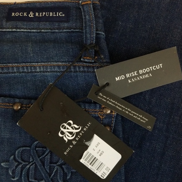 NWT Rock & Republic Kasandra Jeans (103) - Picture 3 of 8